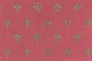 Dollhouse Miniature Wallpaper, Majestic, Burgundy